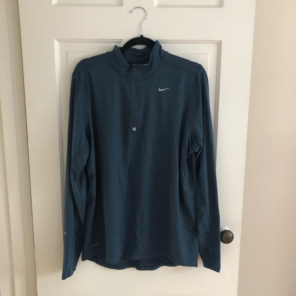 Men’s Large Nike Tea Quarter Zip Running Pullover